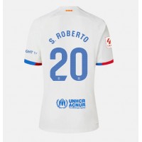 Dámy Fotbalový dres Barcelona Sergi Roberto #20 2023-24 Venkovní Krátký Rukáv